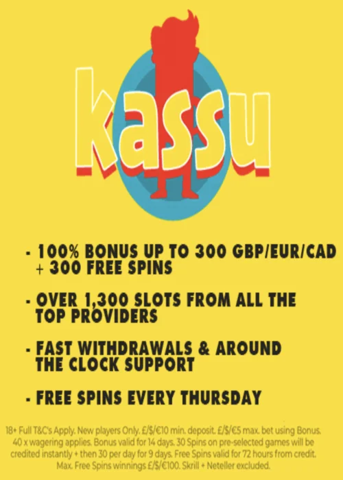 Exklusiva bonus belöningar showcase Kassu Casino